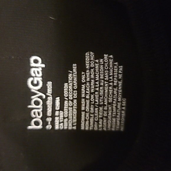 10 for $25 - baby GAP Infant 3-6m Black "Boo!" Spiderweb Footed Sleeper - Picture 2 of 2